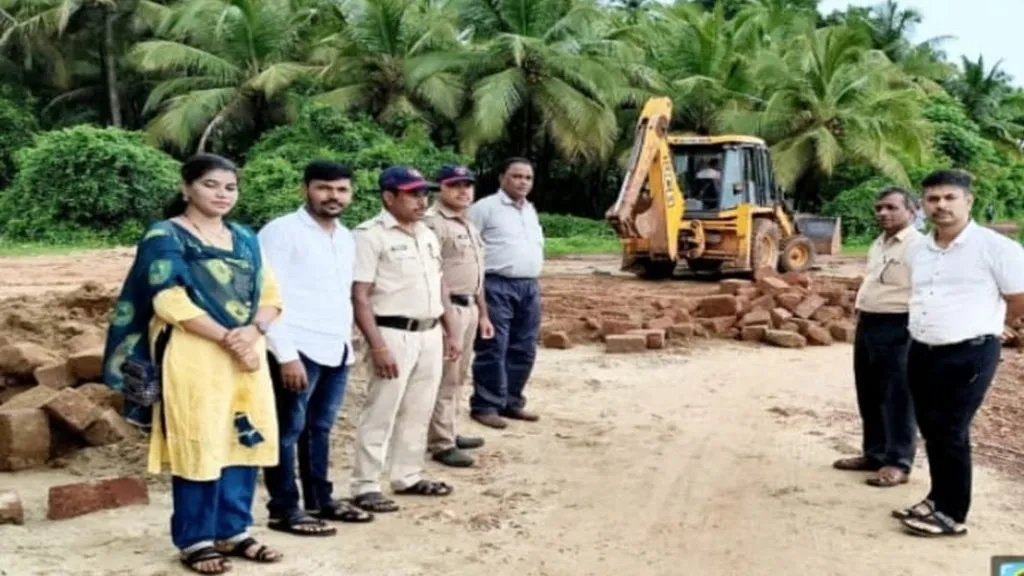 अनधिकृत वाळू रॅम्पवर वेंगुर्ले तहसीलदारांची कारवाई