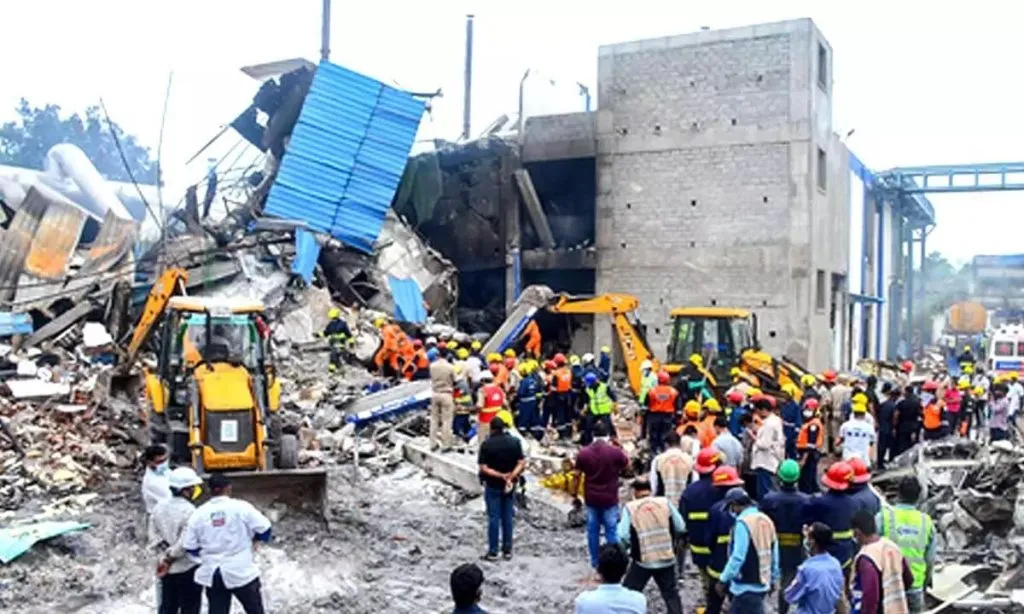 13 workers killed in factory explosion in Hyderabad