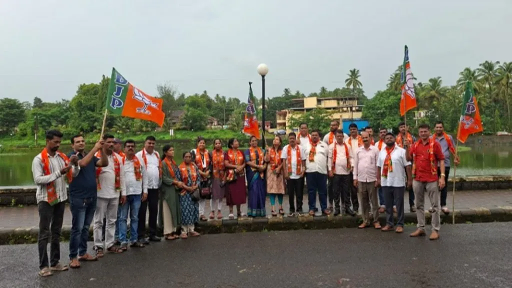 भाजप प्रदेशाध्यक्षपदी रवींद्र चव्हाण ; सावंतवाडीत कार्यकर्त्यांचा जल्लोष