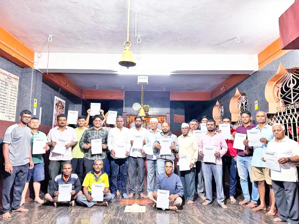 Kannada Anti-Compulsion Mahamorcha creates awareness in Hindlaga
