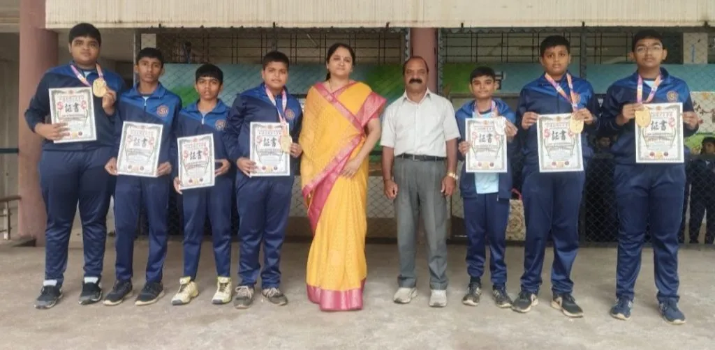 कराटे स्पर्धेत शांतीनिकेतनचे यश Shantiniketan's success in karate competition
