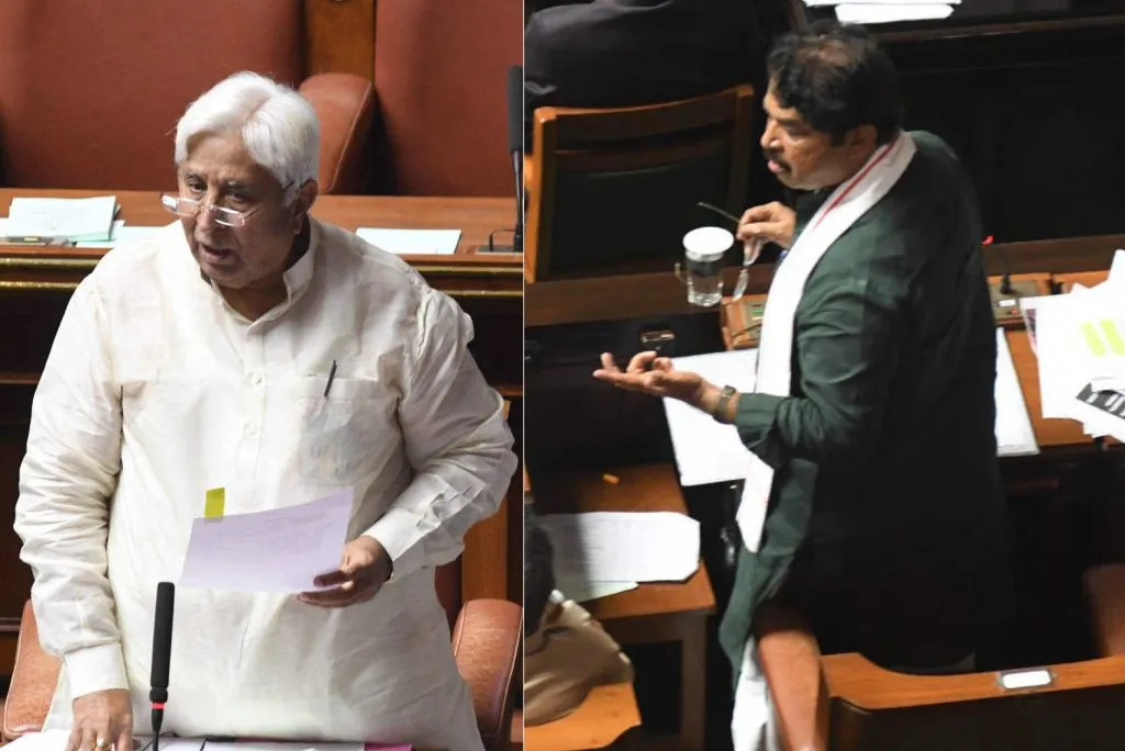 Uproar in the Legislative Assembly over Rajanna's suspension