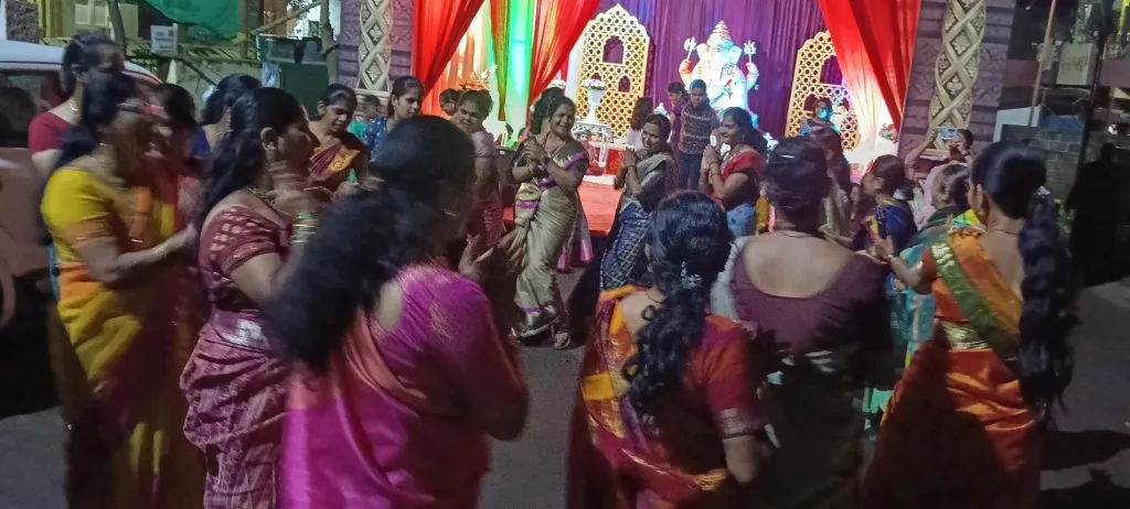 The lively rounds of Jhimma and Phugdi continue late into the night