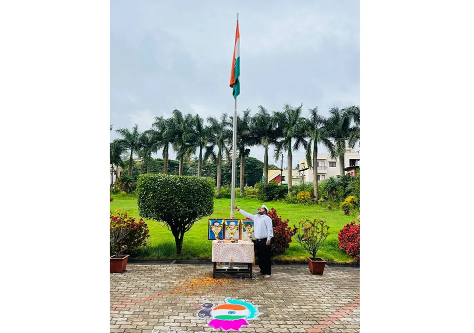 तरुण भारत : कॉर्पोरेट कार्यालयात स्वातंत्र्यदिन उत्साहात साजरा Independence Day celebrated in Tarun Bharat's corporate offices