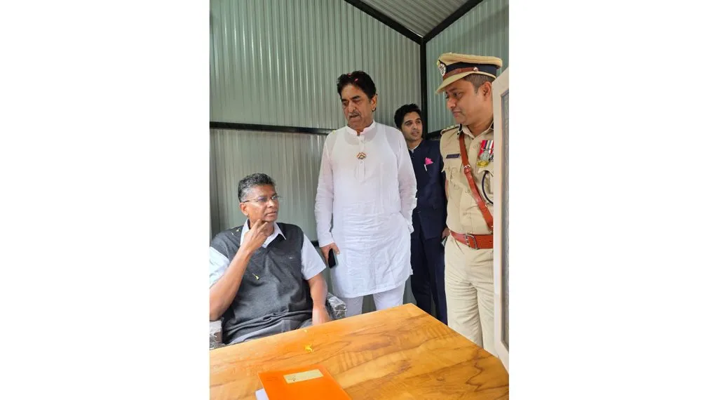 माळमारुती पोलीस स्थानकाच्या चार पोलीस चौक्यांचे उद्घाटन Inauguration of four police posts of Malmaruti Police Station