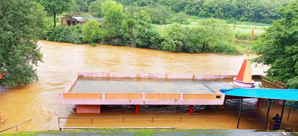 Kankumbi area received 570 mm of rain in five days.