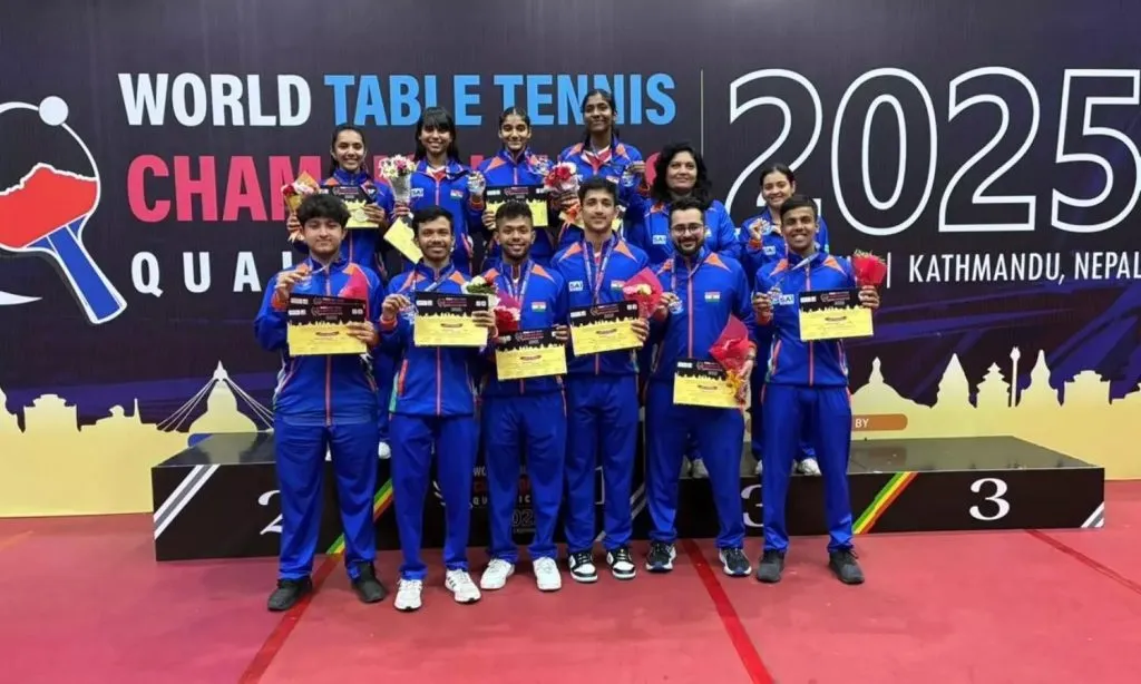 भारतीय पुरुष आणि महिला संघ विश्व टेटे स्पर्धेसाठी पात्र Indian men's and women's teams qualify for World Tete Championship