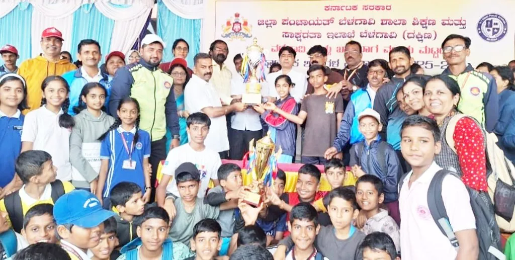 Gomatesh wins title in Vadgaon Cluster Sports Competition