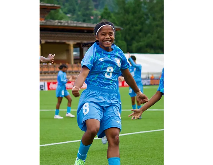 Indian women's football team's one-sided victory