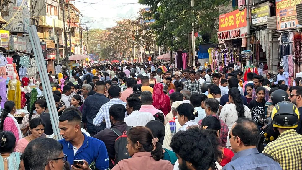 Shopping spree in the market