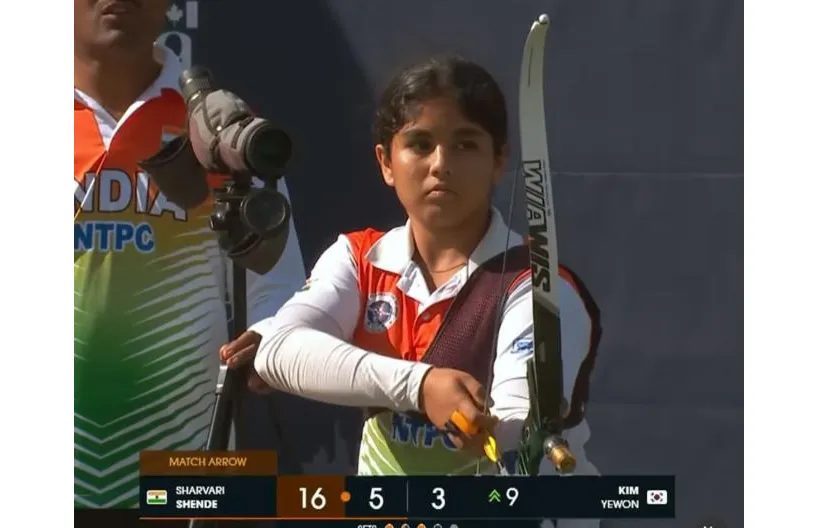 Sharvari Shende wins gold at World Archery Championship