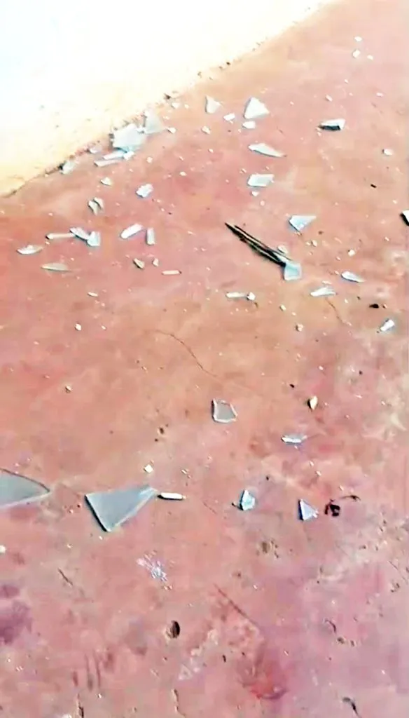 Stones pelted at Brahmaling High School building in Sulga (Hin.) by rioters