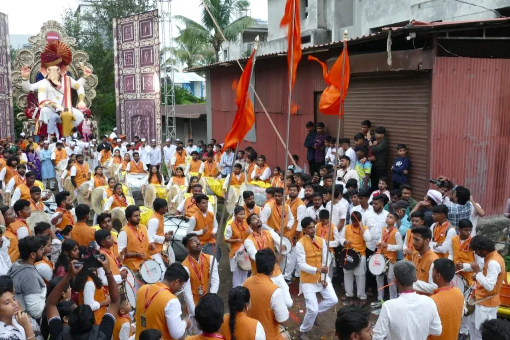 गणपती बाप्पा विराजमान…! Lord Ganesha is enthroned!