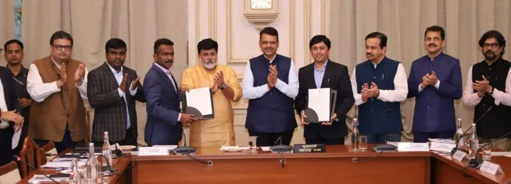 MoUs worth ₹34,000 crore signed with 16 companies in Maharashtra