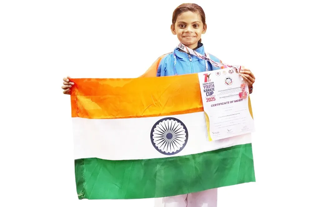 Goa's emerging karate player: Vishaka Gaonkar