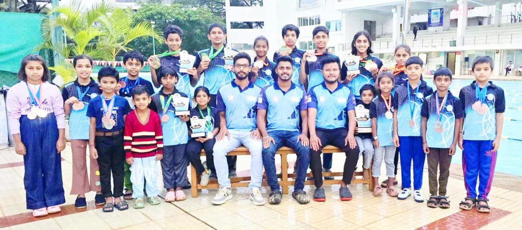 Swimmers, Aquarius Club success in Veer Savarkar Swimming Competition