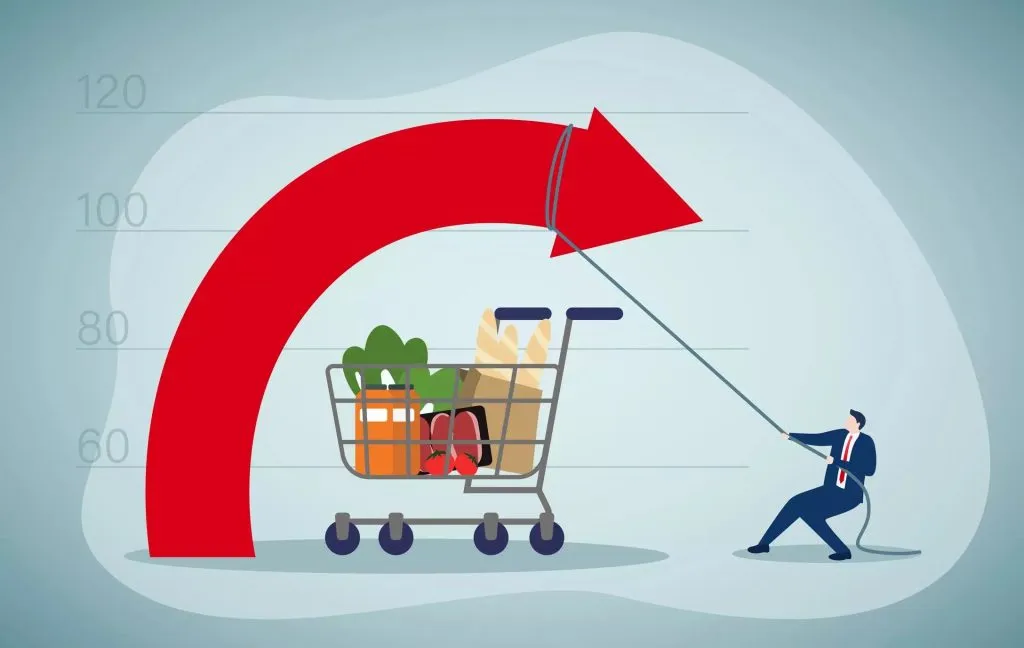 Inflation hits eight-year low