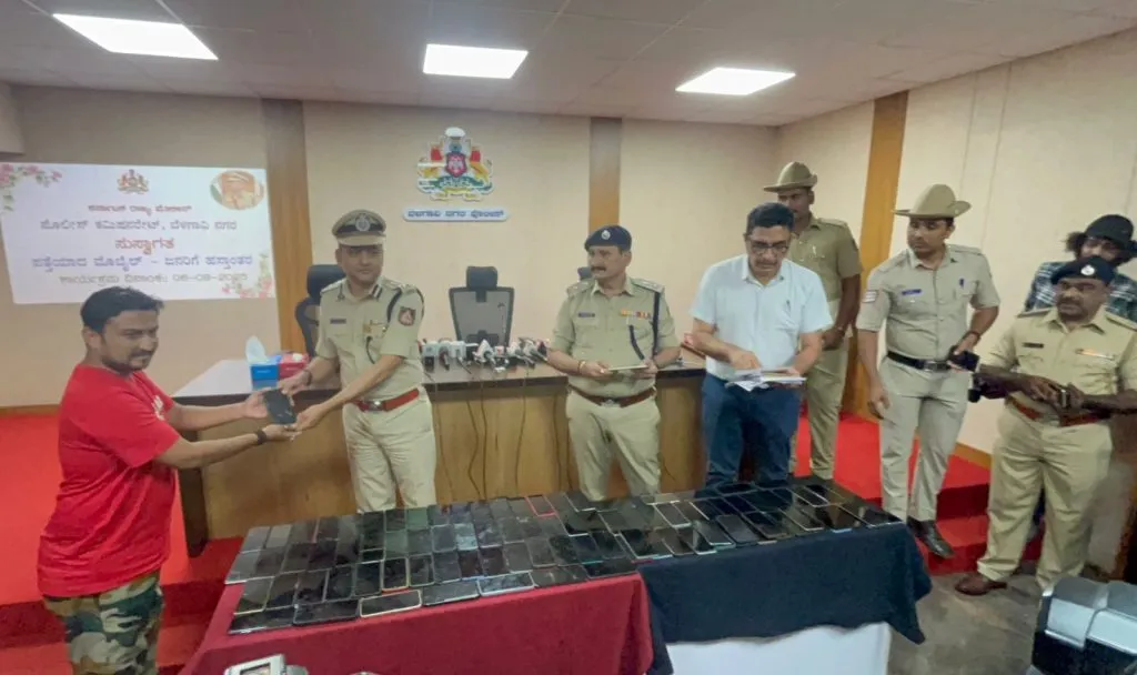 114 stolen mobile phones recovered
