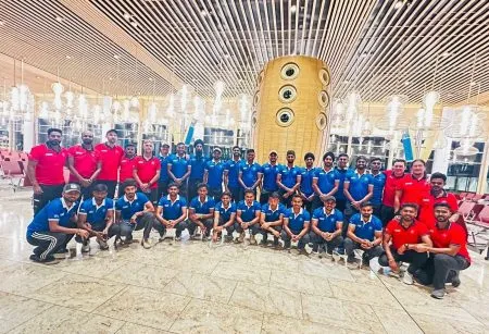 Indian hockey team leaves for Australia
