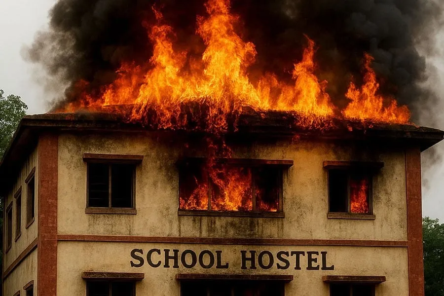 Fire breaks out in school hostel in Arunachal