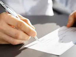 Bank checks will clear within a few hours