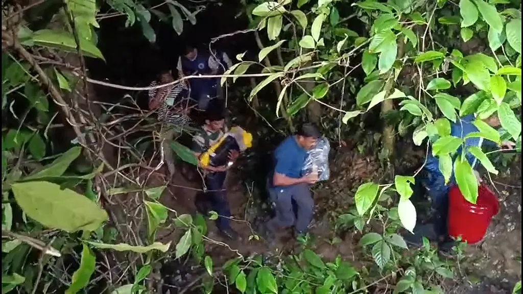मानवी सांगाड्याचे अवशेष हाती Human skeletal remains in hand