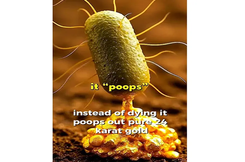 A strange creature that eats metals from toxic soil