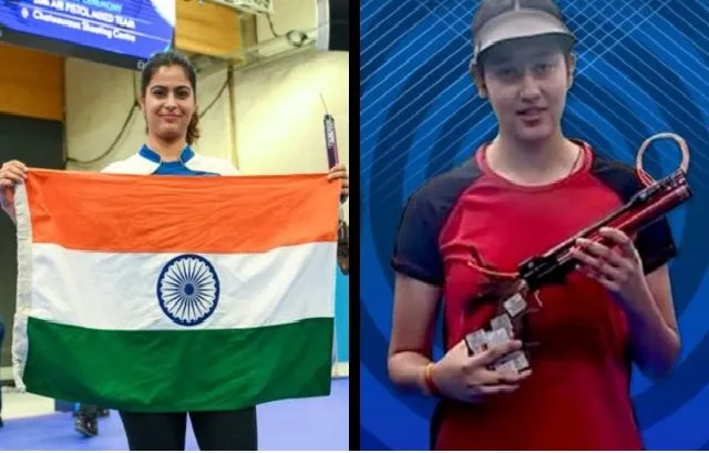 Rashmika wins double gold, Manu wins bronze