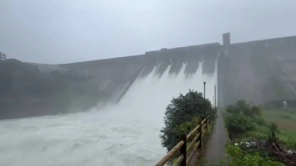 large increase water discharge Dudhganga river overflowed banks