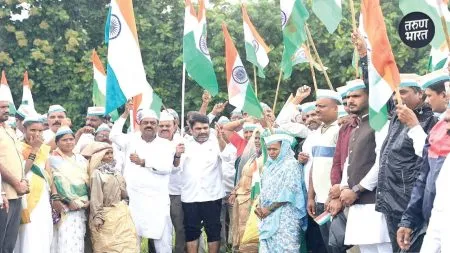 female farmer Sushila Patil in Kogil Budruk presence of Congress