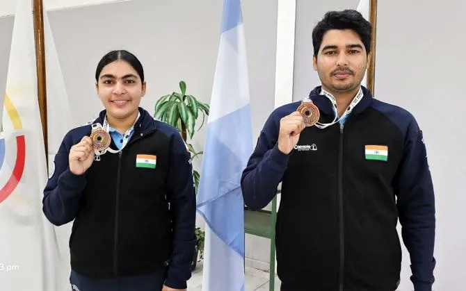 Saurabh-Suruchi won bronze medal in mixed team event