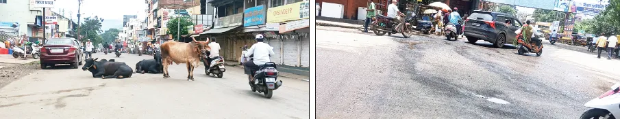 साताऱ्यात फुटपाथ नक्की कोणाचे? Who really owns the footpaths in Satara?