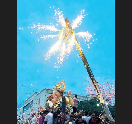 Arrival of 'Vityacha Raja' amid a shower of flowers and the beats of dhol-tasha