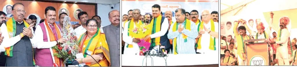 विरोधी तंबू रिकामे, भाजपचे ‘हाऊसफुल्ल’! Opposition tents lie empty, BJP draws a full house!"