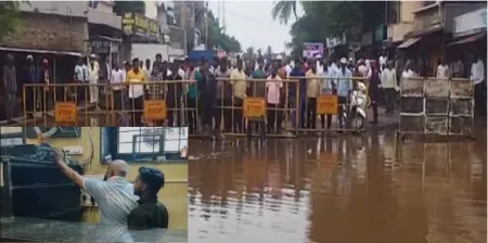 Even Amid the Flood, Bhilawadi Upholds the Tradition of the National Anthem!