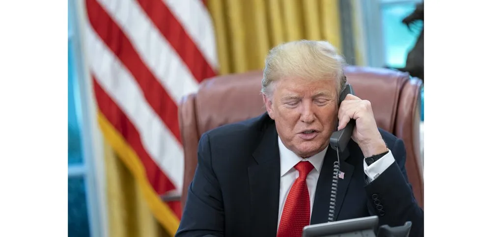 भारताशी होत आहे व्यापार चर्चा : ट्रम्प Trade talks underway with India: Trump