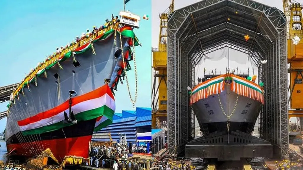 'Udayagiri', 'Himgiri' inducted into Navy