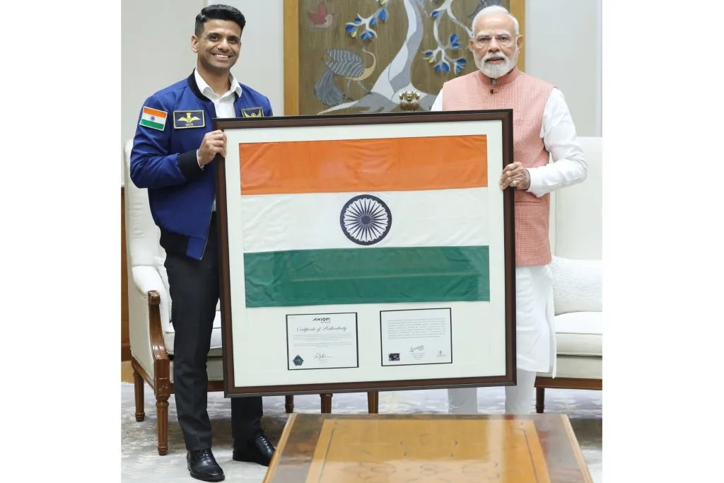 Shubanshu Shukla meets the Prime Minister