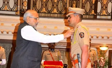 Brave anti-Naxal police officer Namde awarded Gallantry Medal