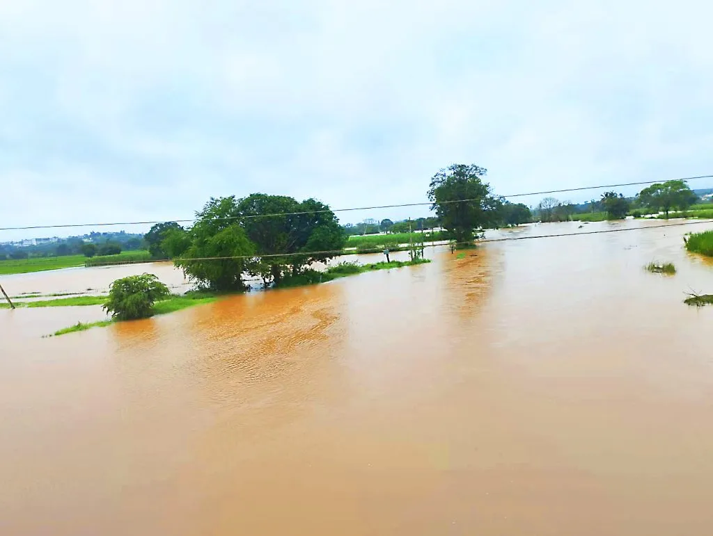 Markandeya river floods for the fourth time this year