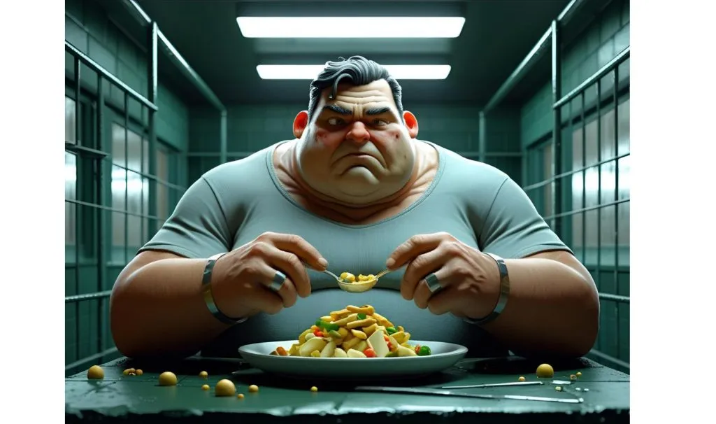 The fattest prisoner in the world