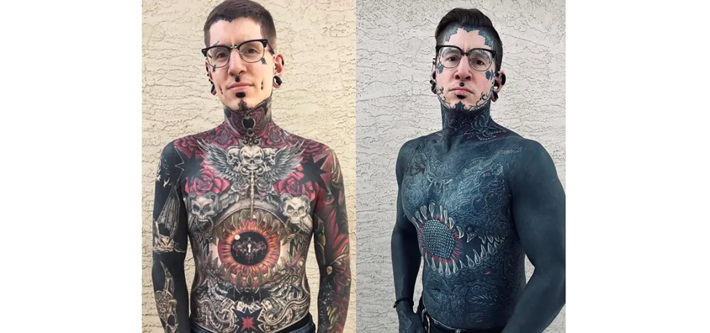 2 crores spent on getting a tattoo on the body