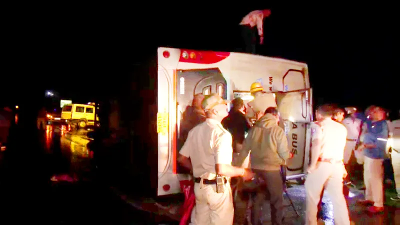 Two from Sangli killed in private bus accident