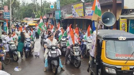 मालवणात निघाली तिरंगा रॅली; देशभक्तीपर घोषणांनी आसमंत दुमदूमला