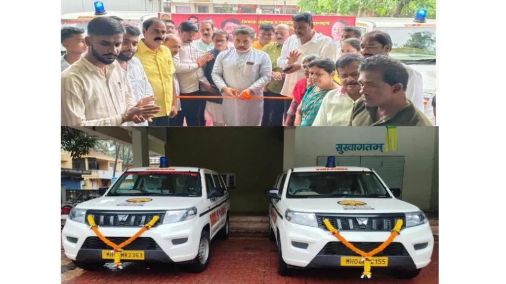 आमदार निलेश राणेंच्या हस्ते रुग्णावाहिकांचे लोकार्पण