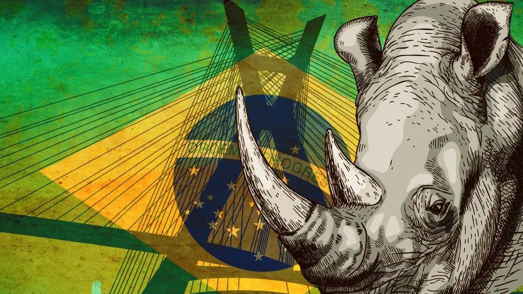 The rhino contested the election.