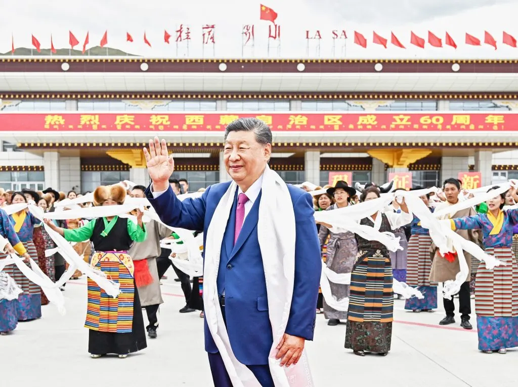 President Jinping will implement China's agenda in Tibet