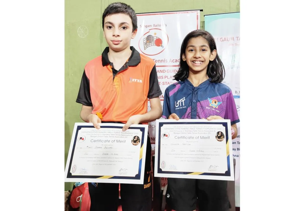 Mohit Belawadi, Sakshya Santosh win state ranking Tete competition