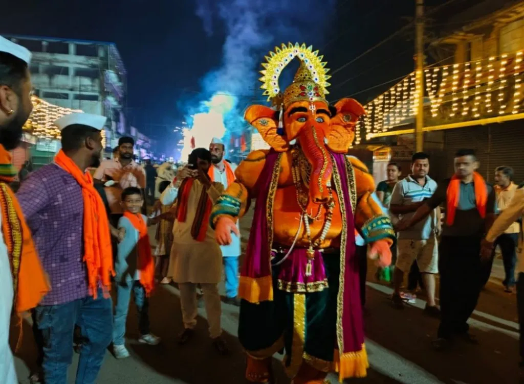 Ganesh immersion in Khanapur taluka is a joyous occasion