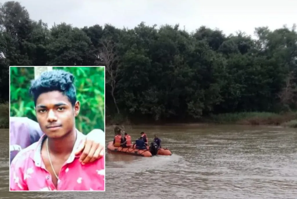 A youth who went for immersion at Yadoga drowned in the Malaprabha river.